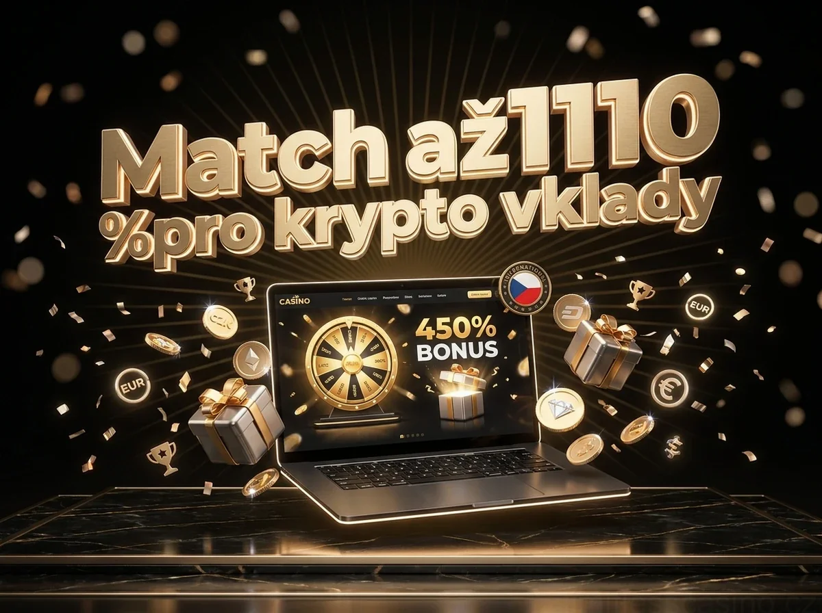 Match až1110 %pro krypto vklady